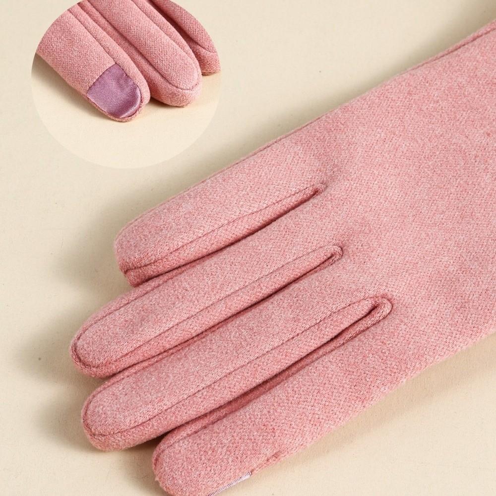New Touch Screen Winter Warm Gloves for Women Warm Tools Plus Velvet Outdoor Cycling Gloves Anti-slip Full Finger Sports Gloves