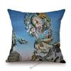 Salvador Dali Surrealism Oil Painting Portrait Decorative Art Cotton Linen Sofa Throw Pillow Case Abstract Art Cushion Cover