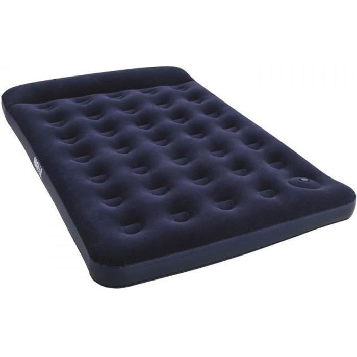 Matelas Gonflable Camping - BESTWAY - 67225 - 2 Places - 1,91m X 1,37m X 22cm - Avec Pompe À Pied Intégrée