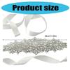 Shining Crystal Wedding Gowns Belt Ribbon Belt Perfect for Wedding Ceremonies and Bride Photoshooting Accessories