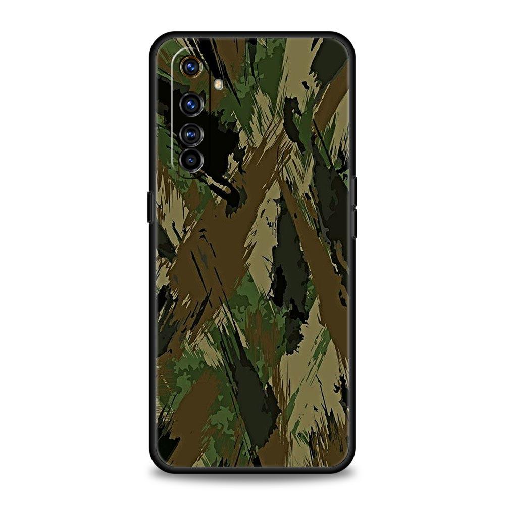 Custodia Militare Camouflage Camo per Realme 12 11 10 9 8 5G 7 6 GT5 GT3 GT2 Pro C21 C25 C35 Per Realme GT Neo 2 3 3T 5 Cover