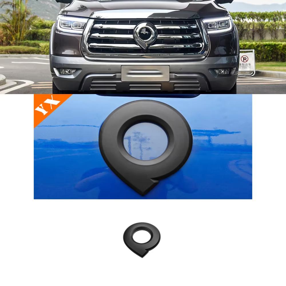 For Great Wall Poer Gwm Poer Cannon 2019-2023 Cool Luxury Protective Car Logo Cover Sticker Auto Decoration Modified Accessories