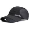 Breathable Perforated Quick-Drying Hat Sun Protection Adjustable Travel Sports Hat Letter Embroidery Fishing Cycling Hat