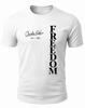 Charlie Kirk Freedom Signature USA American Patriotic White T Shirt