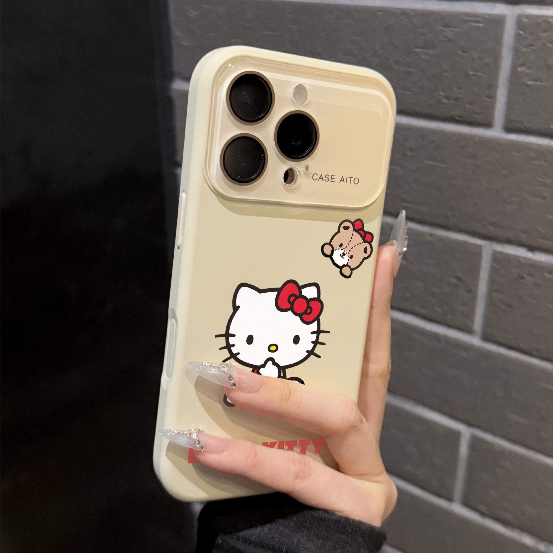 

Sitting Cat Phone Case for iPhone 14/15/16 Pro Max - Creative Anti-Fall Design iPhone 12