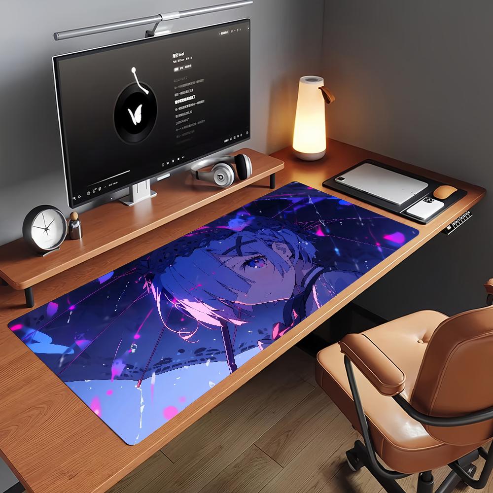 Anime R-Re Zero Rem Kaymaz Kauçuk Oyun Mouse Pad Denge Bilgisayar Matı Dekorasyon Masa Matı Dizüstü Bilgisayar Ofis Büyük