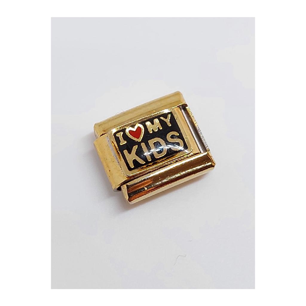 Steel Unisex Italian Bracelet Charm