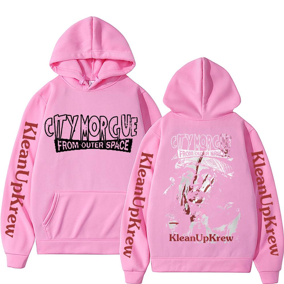 Rapper City Morgue Beidseitig Bedruckter Hoodie Herren Damen Hip Hop Harajuku Sweatshirt Zillakami Sosmula Hoodies Streetwear Oberteile