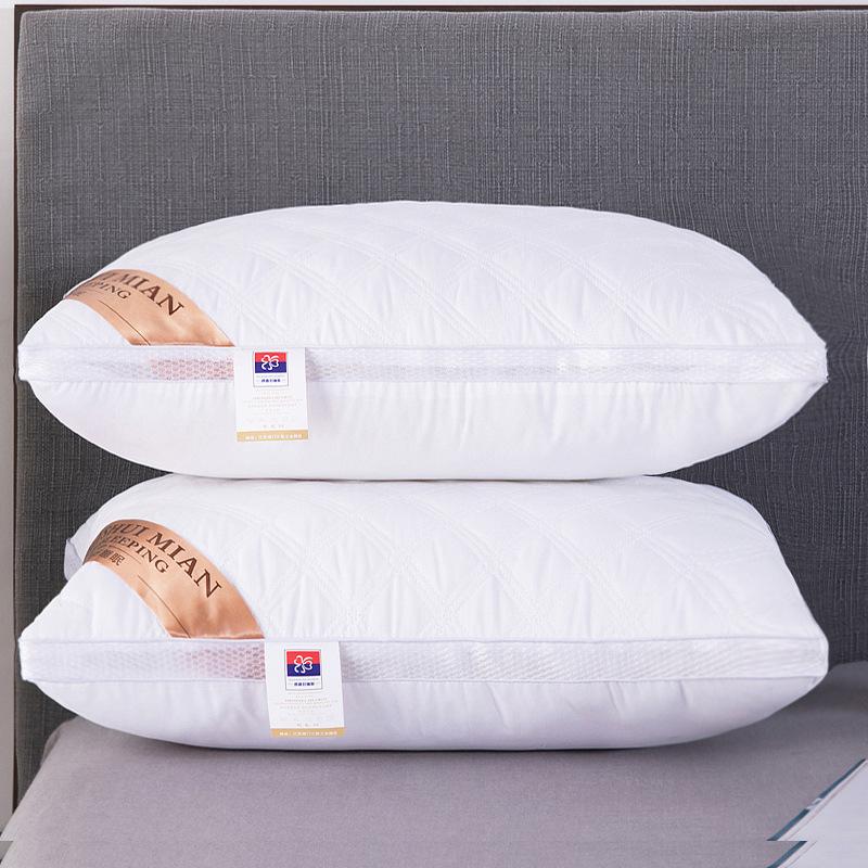 Three-dimensional Memory Pillow Skin-friendly Sanded Pillow Single and Double-sided Three-dimensional Feather Cotton Thick Pillow Core