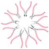 Jewelry Pliers Set: Pointed, Round, Bent Nose & Diagonal Cutters for Wire Wrapping & Beading DIY