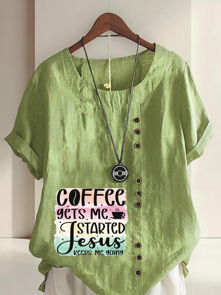 

Women s Fashion Letter Print Shot Sleeve T-shirt Loose Cotton Shirt Casual Loose Summer Blouse Tops Plus Size 5XL зелений