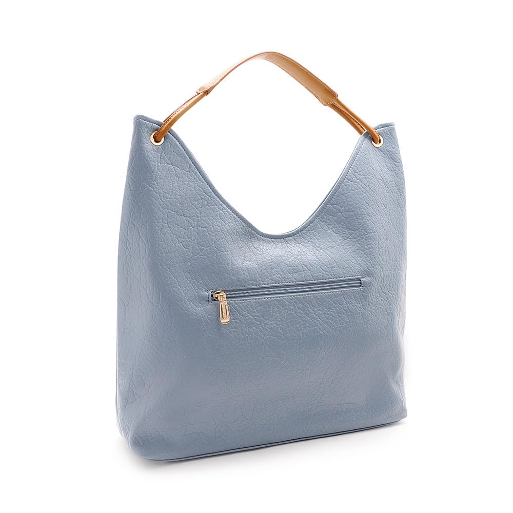 FIRANO Women's Round Curved Tote Bag (with Pass Case) 403105 Greige