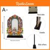 Spirit Of Day Of The Dead Wooden Picture Frame With Handcrafted Design For Memorials And Decor