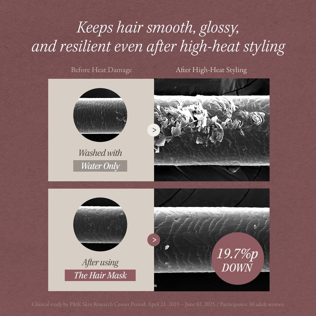 Longtake Official Black Tea Fig Core Bonding Hair Mask 200ml Fig Scent Vegan Hair Treatment Hair Pack Korean Treatment &