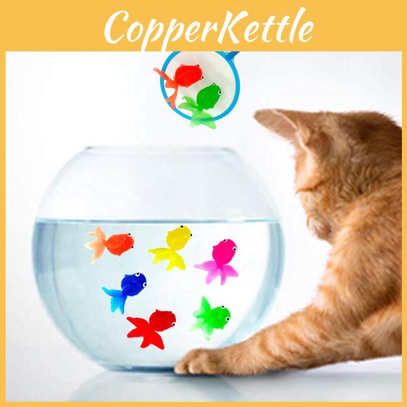 Realistyczna Miękka Zabawka Złota Rybka TPR Dla Dzieci Kolorowa Zabawa w Wodzie i Nauka