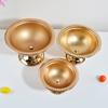 Gold-plated Metal Decorative Jar Wedding Props Wedding Ornaments Wrought Iron Candy Box Flower Arrangement Home Decoration