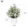 Fake Plant Potted Workspace Table Accessorie Wedding Accessorie Artificial Flower Ornament Household Decoration Room Desktop Decor