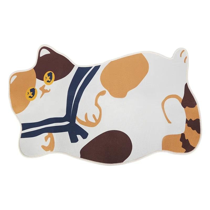 

Милый коврик для спальни, мягкий ковер для гостиной, нескользящий коврик для ванной комнаты, искусственный кашемировый коврик для входа в ванную, декор комнаты 40x60cm