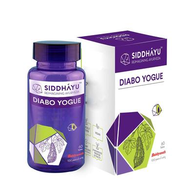 Siddhayu Diabo Yogue Natürliches Diabetes-Unterstützungsergänzungsmittel 60 Tabletten Für einen gesunden Blutzuckerspiegel und einen verbesserten Stoffwechsel