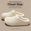 3.0cm Thick Sole Winter Warm Clogs Women Men Plush Lined Non-Slip Waterproof Mesh EVA Indoor Outdoor Casual House Shoes