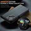 For iPhone 17 Case CASEME 023 Series RFID Blocking Glossy Stand Phone Cover