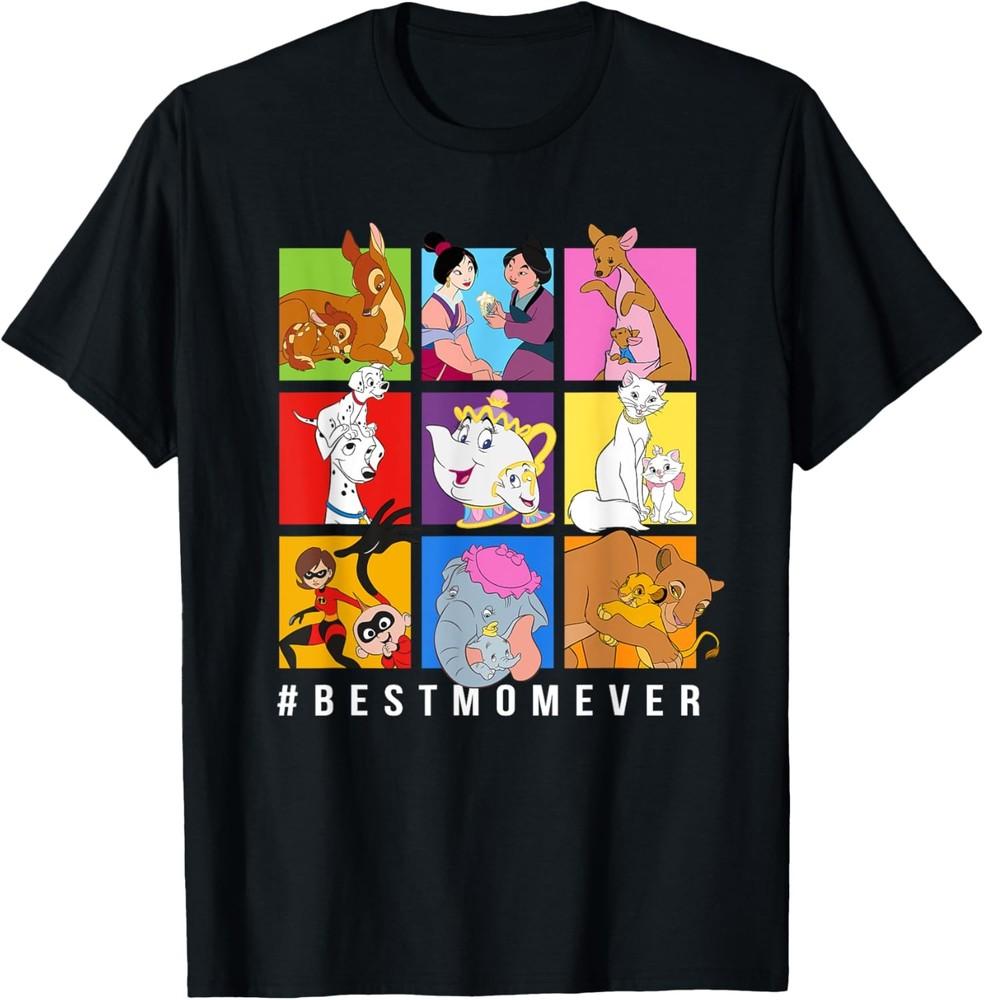 

Disney Characters BestMomEver Mother039;s Day T-Shirt Unisex T-Shirt S