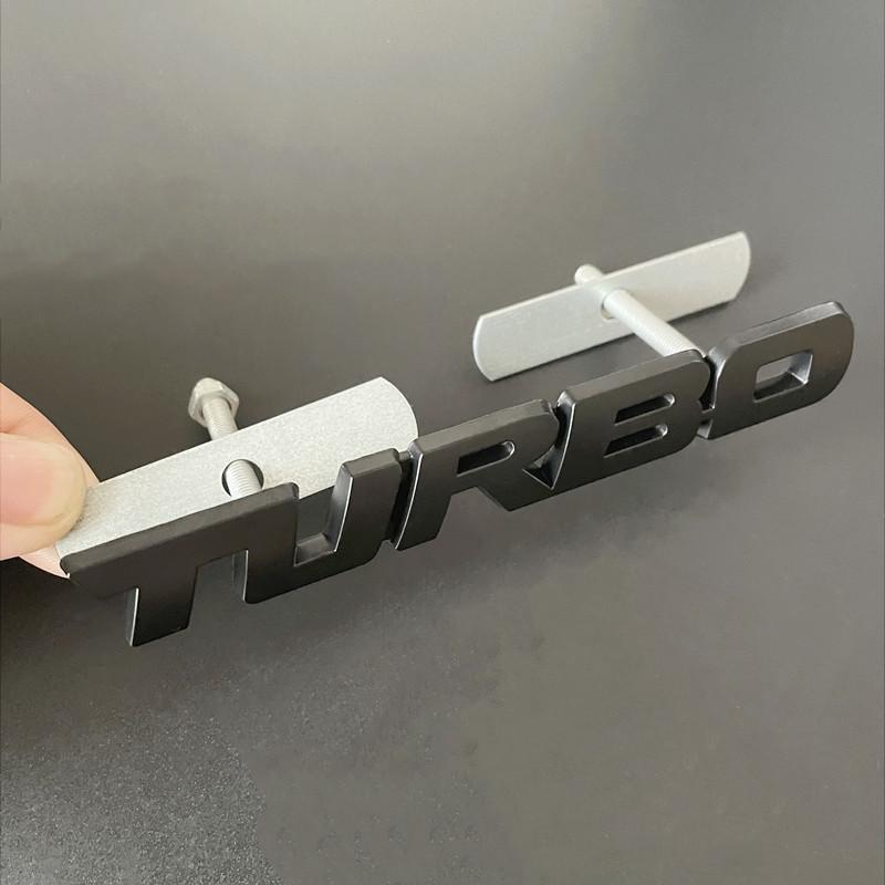 3D Metal Turbo Sticker For Car Fender Trunk Decal Badge For Renault Subaru Toyota Jeep SAAB Turbo Emblem Letters Accessories