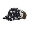 Strand, herre- og dametrykk alfabetfarge Baseballcaps Vår Sommer Høst Utendørs Solkrem Solhette Uformell caps