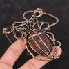 Red Snakeskin Jasper Necklace Copper Wire Wrapped Handmade Necklace Adjustable Chain Necklace Gemstone Copper Wire Jewelry Anniversary Gifts
