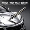 Chrome Markers Mirror Effect Paint Pen 2.8Mm Medium Tip Waterproof Liquid Chrome Marker For Plastic Metal Glass Wood Car Model