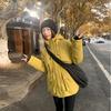 Outdoor Mountaineering Hooded Short Jacket Women's Winter New Loose Waist Casual Small Top