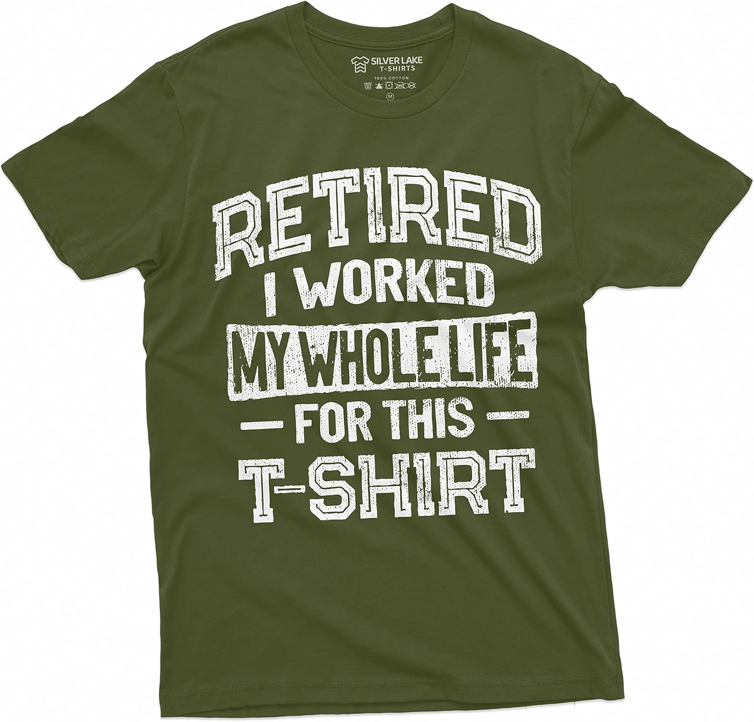 

Retirement Funny Shirt I Worked Whole Life for This Shirt Mens Womens Retired Tee S разноцветный