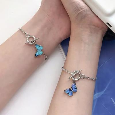 Women's Fashion Bracelet Anklet Chain Daily Sky Butterfly Chain