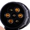 13 to 7 Pin Plug Adapter for Car Trailers Padlock Waterproof Connector 12V Protect Towing Anti Socket Towbar Accessories
