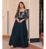 Women Designer Designer Anarkali Gown With Embroidery Sequence Work Suit Dress