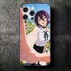 Anime Character R-Reze CSM Soft Phone Case for iPhone 16 16E 17 Air 15 Pro Max 14 Plus 13 Mini 11 12 7 Black Cover Back Shell