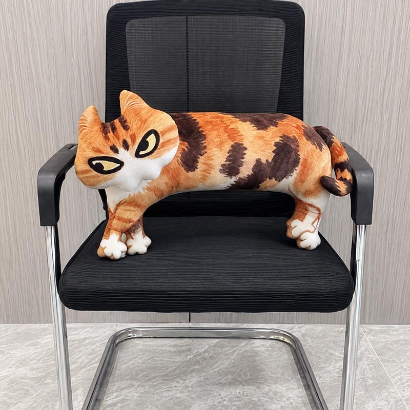 Cat Plush Toy Hanging Keychain With Cartoon Animal Design For Bag Decor And Gifts