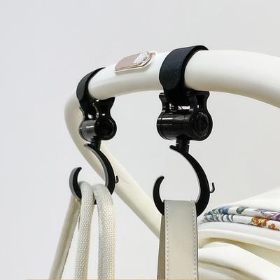 Baby Strollers Hook for Hanging Diaper Bags Groceries and More 360 Rotary Infants Cart Organiser Pushchair Hanger Decor