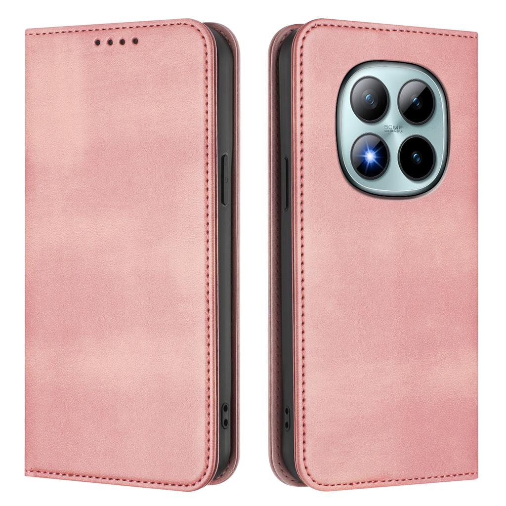 Für Xiaomi Redmi Note 15 Pro+ 5G Brieftaschenkoffer Retro-Textur RFID-Blockierung Leder-Handyhülle