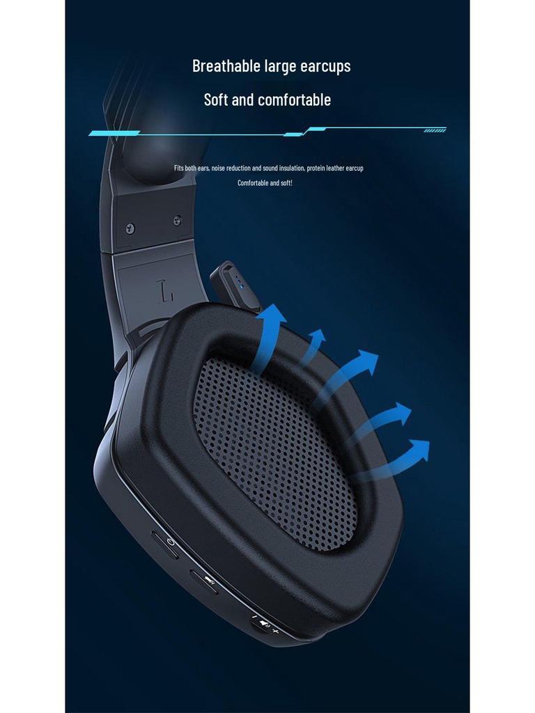 Gaming USB Headphones: Noise-Cancelling with Cool Lighting Effects for PC & Laptop