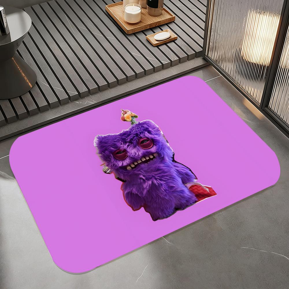 Tappetino da Pavimento Anime F-fuggler, Tappetino da Bagno in Diatomea, Asciugatura Rapida Assorbente Antiscivolo Tappetino per Porta