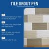 2 ks Keramická dlaždice Fixační popisovač, Spáry v koupelnách a kuchyních Podlahové dlaždice Stěna, Opravná výplň dlaždic pro koupelnu