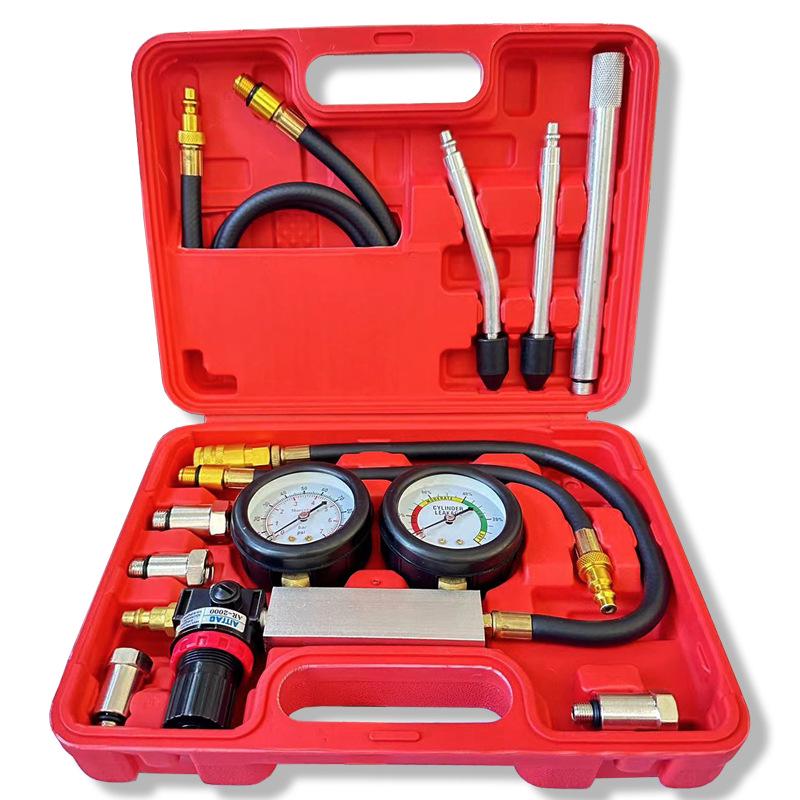 TU-21 Engine Cylinder Leak Tester - Automotive Diagnostic Pressure Gauge for Leak Detection