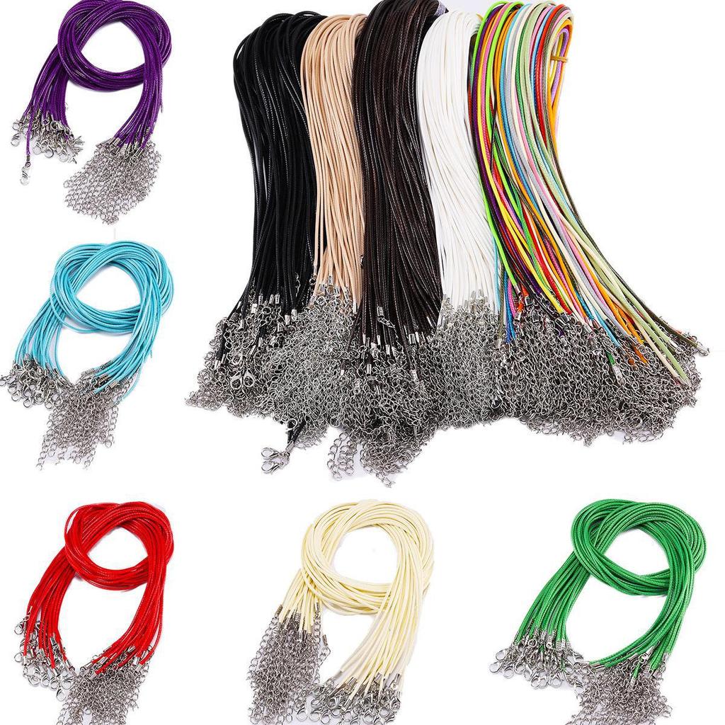 Korean Wax Line Jewelry Cord - 1.5mm Braided Necklace Rope 2023 Edition