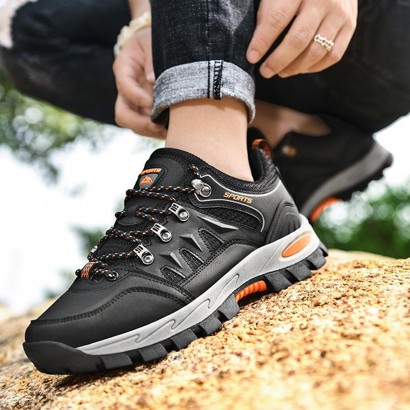 2026 Fall/Winter Cross-Border Plus Size Low-Top Men's Non-Slip, Wear-Resistant Hiking & Trail Running Shoes