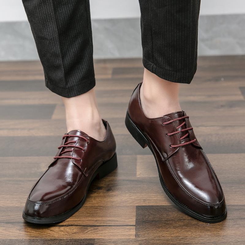 Pánské formální derby boty Minimalistický pánský styl Svatba Venkovní Volný čas Business Párty Denní nošení do kanceláře Pánské Horké prodejní boty