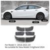 Mud Flaps Mudguards Replacement Splash Guards for Tesla Model 3 Y Highland Juniper 2025 Car Modification Hidden Special Mudguard