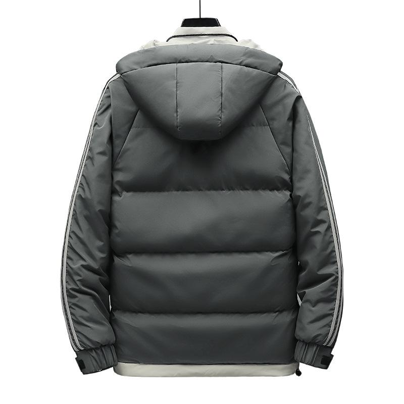 Cotton Clothes Men's Winter New Cotton Clothes Youth Korean Style Loose Hooded Casual Thickened Men's Jacket Large Size