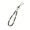 Crystal Glass Bead Phone Lanyard: Anti-Lost Fashion Accessory Keychain