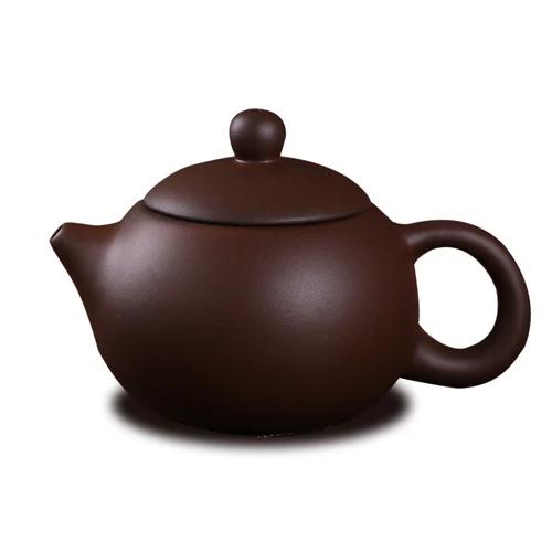

Yixing Tea Pot Purple Clay Xishi Filter Teapot Beauty Kettle Raw Ore Handmade Teaware Drinkware Tea Ceremony Supplies 140ml